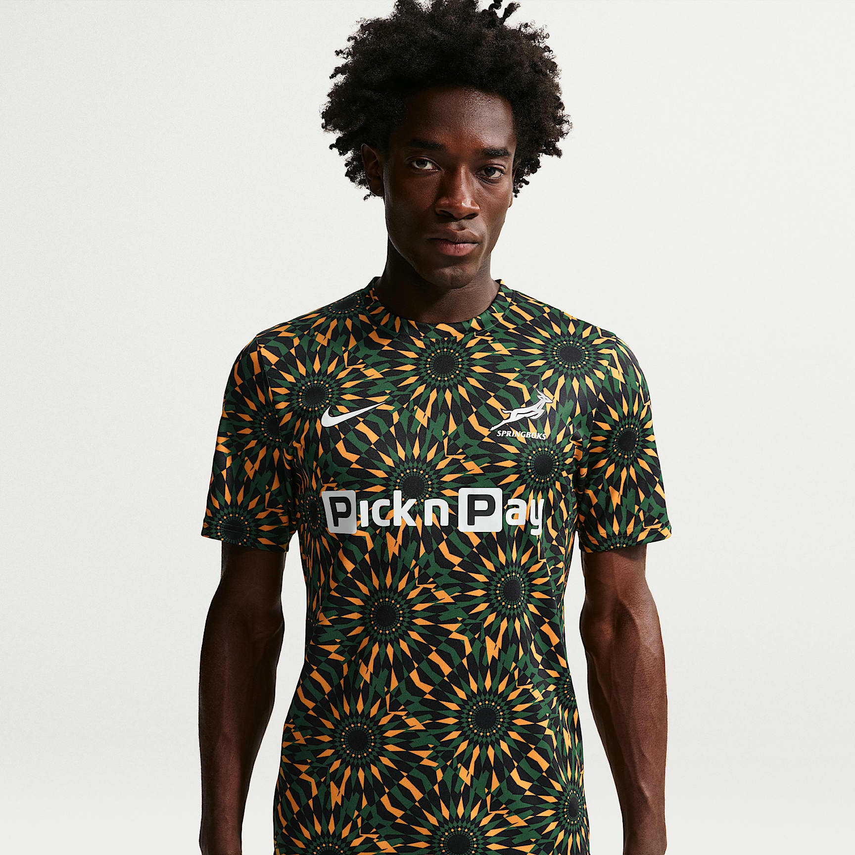 Springboks 2025/26 Men's Nike Rugby Pre-Match Top. Nike LU